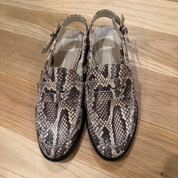 Dolce Vita Hardi  Snakeskin Loafers - Picture 4 of 7